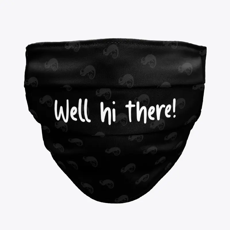 Well hi there! - Patterned Black
